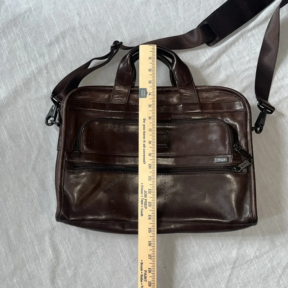 Tumi 96101BH ALPHA slim Deluxe Leather portfolio - Picture 6 of 11